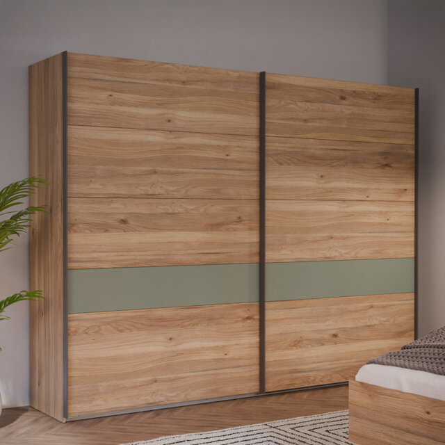 Sliding Door Wardrobe, 269,9 cm W x 210,5 cm H x 62,9 cm D