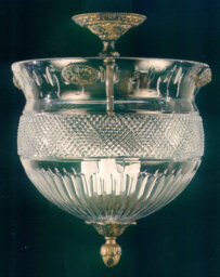 Barnwell Glass Semi Flush Mount