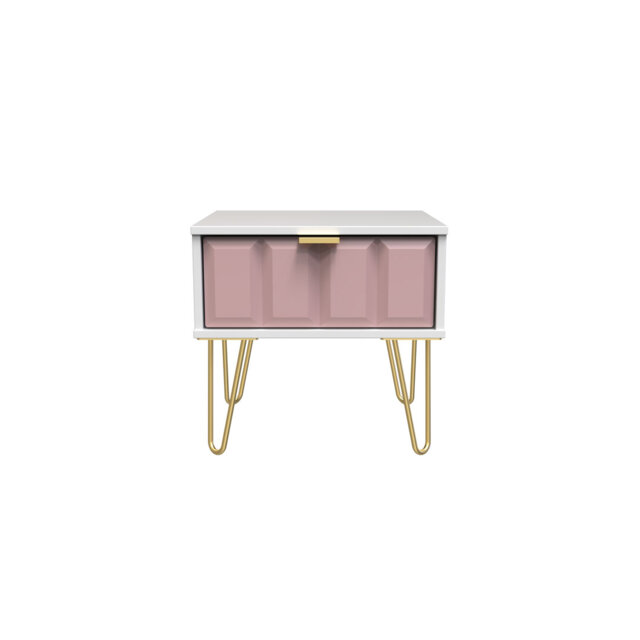 Allem 1 Drawer Bedside Cabinet (Ready Assembled)
