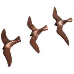 3 Piece Seagulls Metal Wall Décor Set