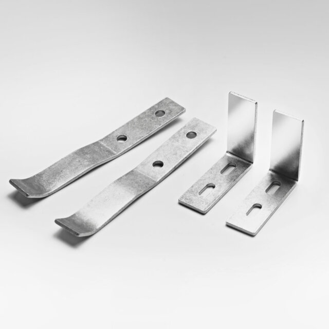 Wood Fireplace Fitting Kit / Fire Surround Hidden Fixing Brackets: Complete Set