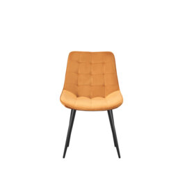Hindman 46cm H Velvet Upholstered Side Chair in Grey