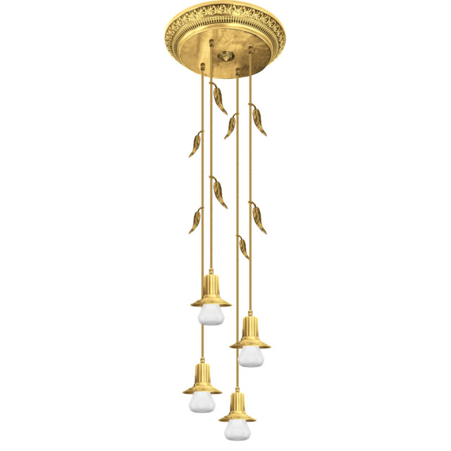 Esko 4 - Light Candle Style LED Chandelier