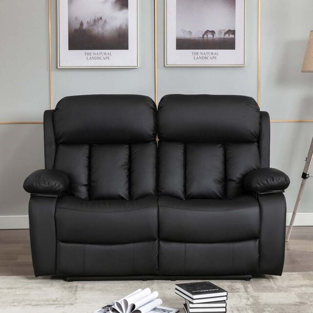 Deneka 2 Seater Linen Reclining Sofa