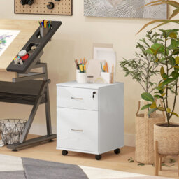 Erickson 41cm Wide 2 -Drawer Mobile File Cabinet
