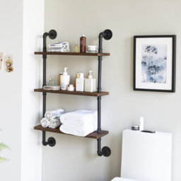 Barryan 3 Piece Industrial Pipe Shelves