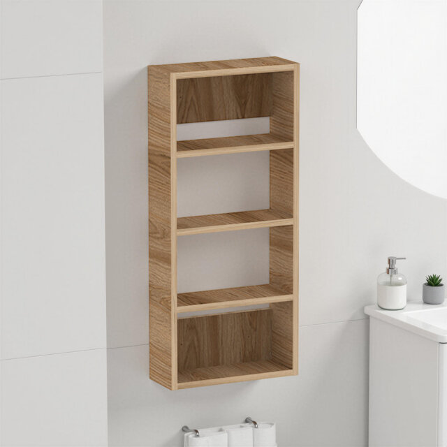 Rafina Wall Mounted Bathroom Cabinet, 4 Shelves
