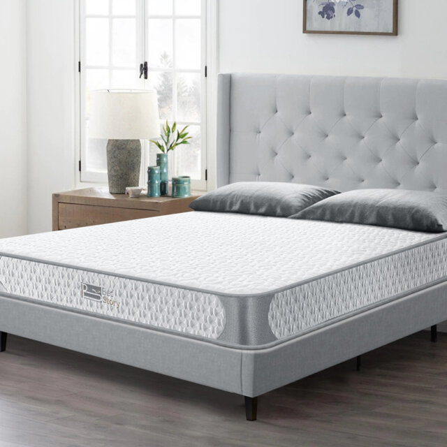 Bedstory 14cm Hybrid Mattress with Bonnell Coil & Charcoal-Infused Foam