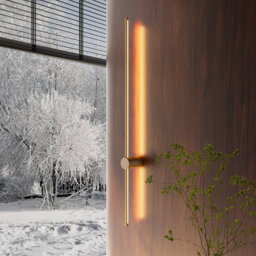 Aluminium LED Wall Light 100cm Wide Flush Mounted Sconce