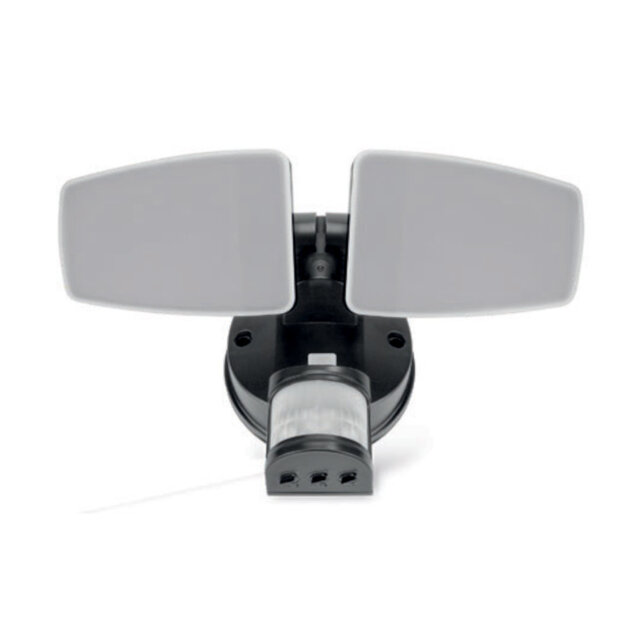 YourHome Solar Matte Black Low Voltage Integrated LED Flood Light