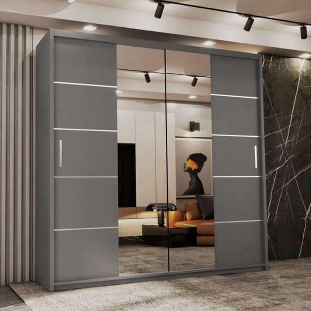 Burgues 2 Door Laminate Wardrobe