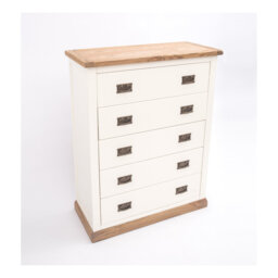 Able 90cm W 5 - Drawer Chest of Drawers