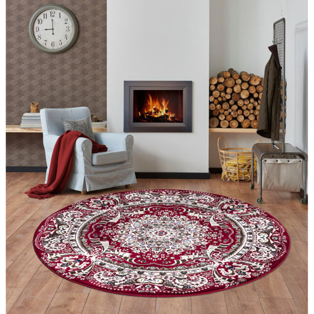 Traditional Rada Rug Oriental Pattern Red