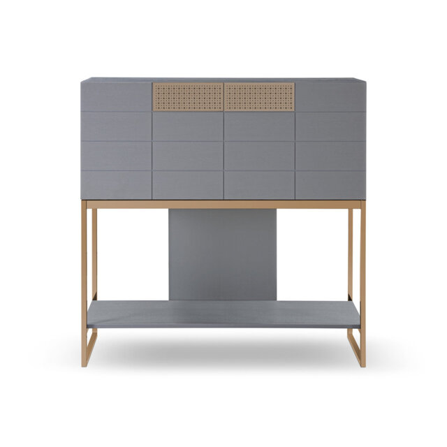 Hamayel Stainless Steel Secretary Desk