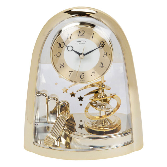 Virden Analogue Plastic / Acrylic Quartz Movement / Crystal Tabletop Clock