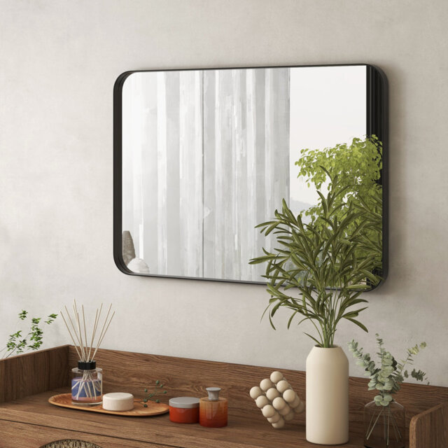 Ronni Metal Rectangle Wall Mirror