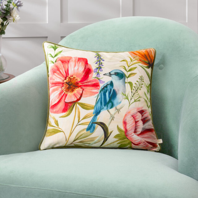Floral Square Cushion