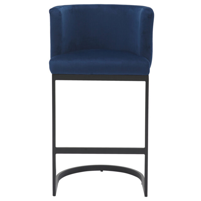 Adelaid Upholstered Counter Stool with Metal Frame