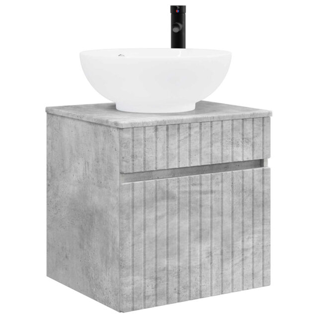 Single Bathroom Vanity with Ceramic Basin