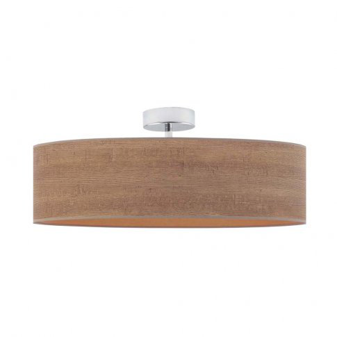 Bislim Fabric Semi Flush Mount