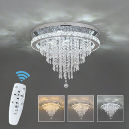 1 - Light Crystal LED Chandelier