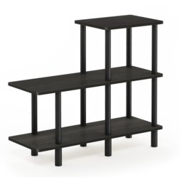 Dulcia 71cm H x 80cm W Plastic Step Bookcase