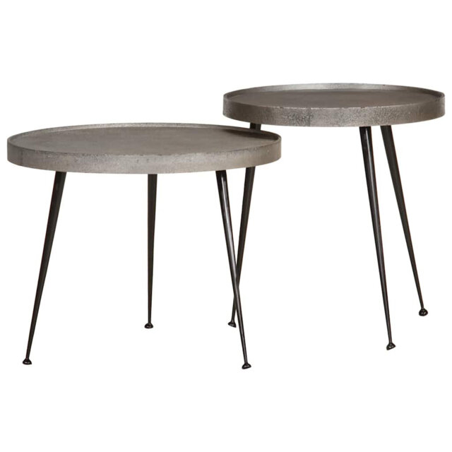 Coffee Table 2 Pcs Engineered Wood