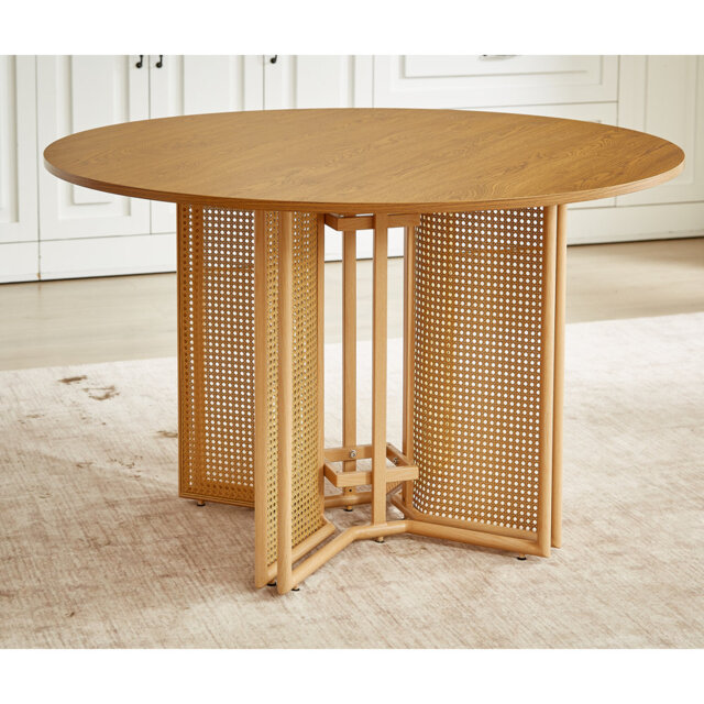 Round Metal Base Dining Table