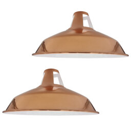 Alkis 16cm H Metal Barn Slotted Lamp Shade ( Uno )