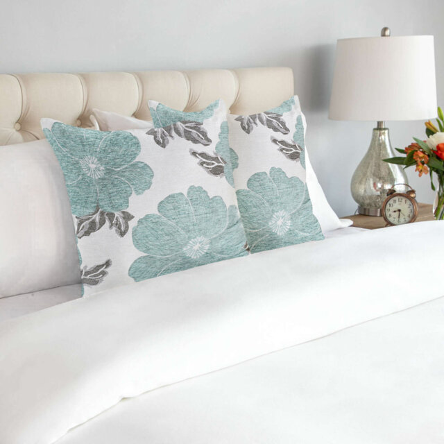 Darionte Floral Square Throw Cushion