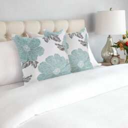 Darionte Floral Square Throw Cushion