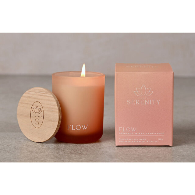 Scented Jar Candle with Glass Holder