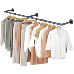 163cm Industrial Pipe Clothing Rack