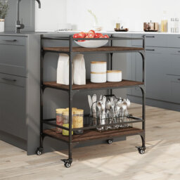 Newfolden Metal Bar Cart