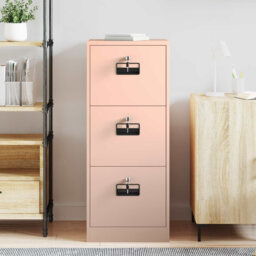 File Cabinet With Drawer With Shelf Geometric Cold-Rolled Steel Modern