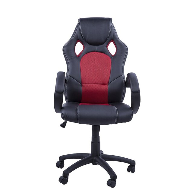 Symple Stuff Adjustable Ergonomic Faux Leather Swiveling PC & Racing Game Chair