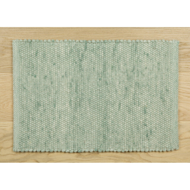 Handmade Light Turquoise Area Rug