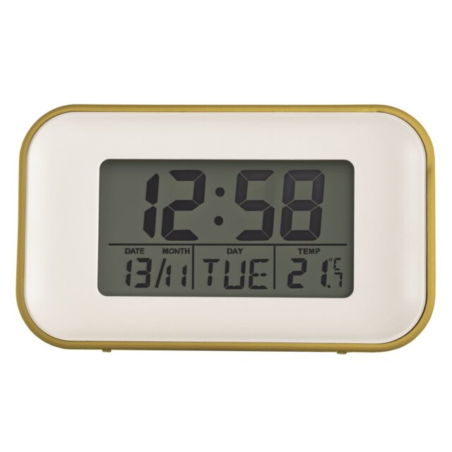 Acctim Retro Digital Alarm Clock Crescendo Alarm Date & Temperature Display