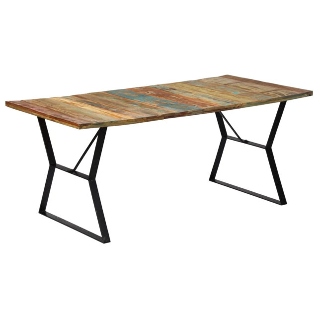 Cambria Rectangular Wood Top Dining Table