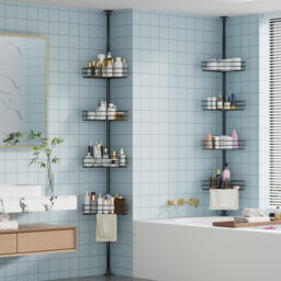 Iron Drill / Screw Bathroom Shelves