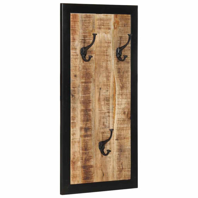 Solid Wood Wall Mounted Coat Rack