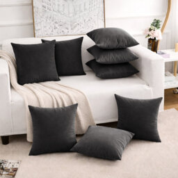 Luxury Velvet Soft Decorative Throw Cushion Cover Set of 8 Cases