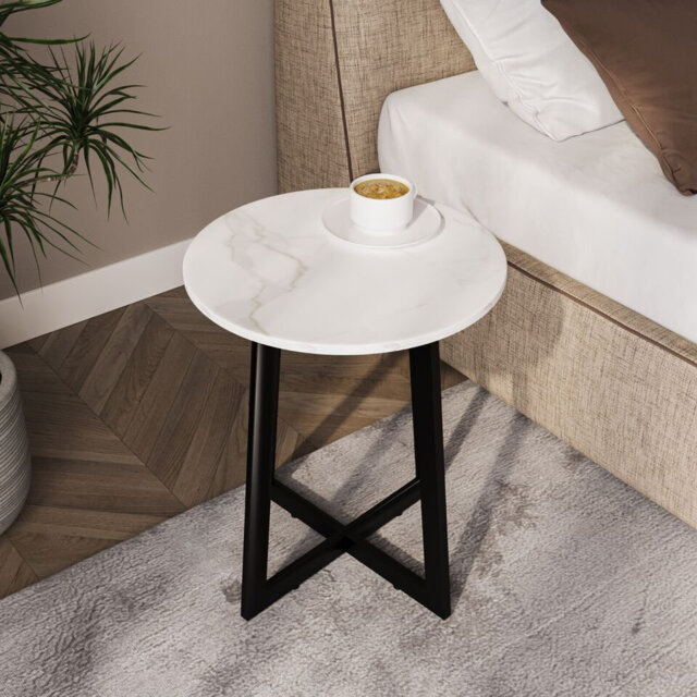 Ajana Cross Legs End Table