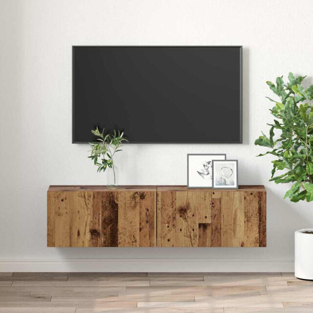 TV Cabinet 2 Pcs 60 X 30 X 30 Cm Engineered Wood