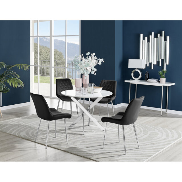 Eubanks 4 - Person Dining Set