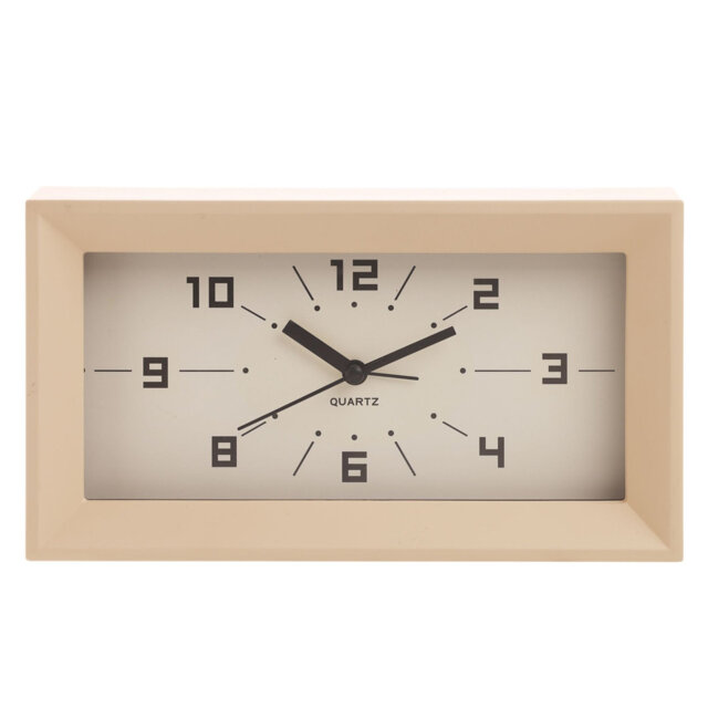 Analogue Quartz Movement / Crystal Alarm Tabletop Clock