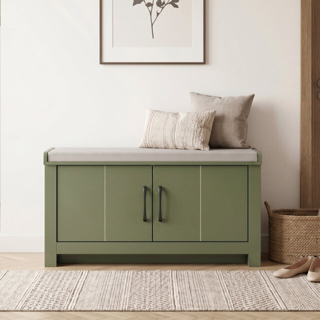 Alezae 2 Door Shoe Storage Bench