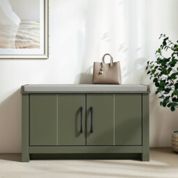 Limestone 2 Door Shoe Storage Bench