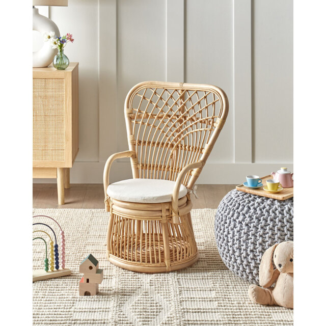 Rattan Kids Chair Natural TEMENI