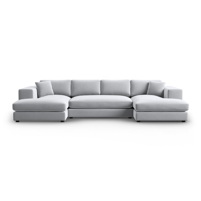 Micadoni Home Upholstered Large Corner Sofa